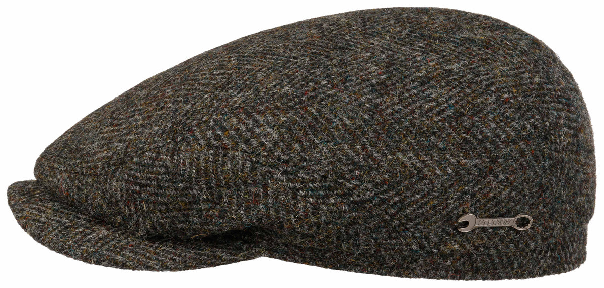 Stetson Driver Cap Herringbone Harris Tweed Garage Theme 334