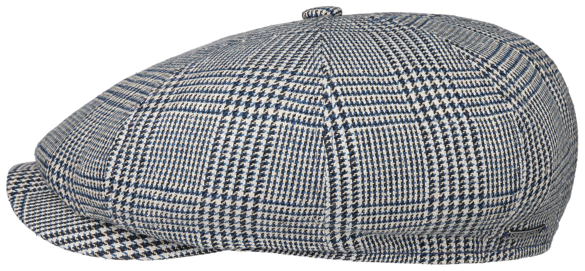 Stetson 8-Panel Cap Silk/Cotton Glencheck 227