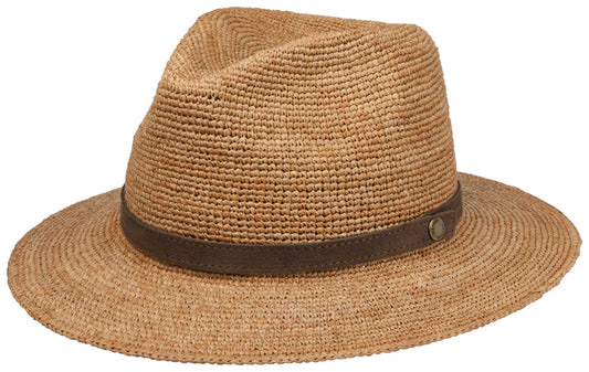 Stetson Traveller Raffia Crochet Rollable 76