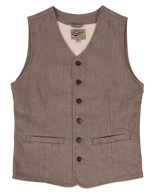 Pike Brothers 1905 Hauler Vest HBT Brown