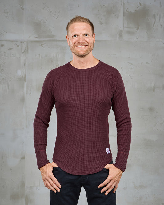 Pike Brothers 1967 Waffle Shirt Berry